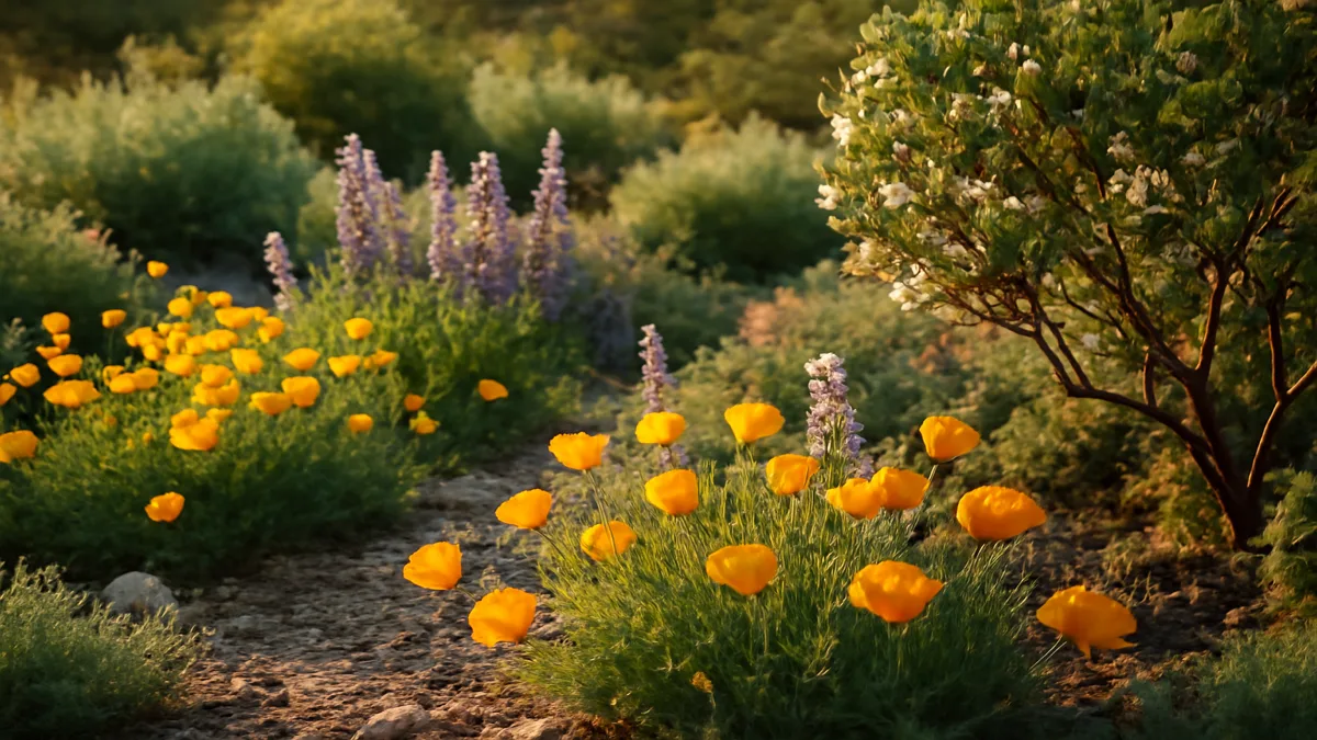 Native wildflower meadow additional view