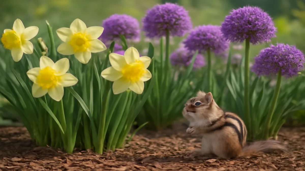 Chipmunks deterrent detail