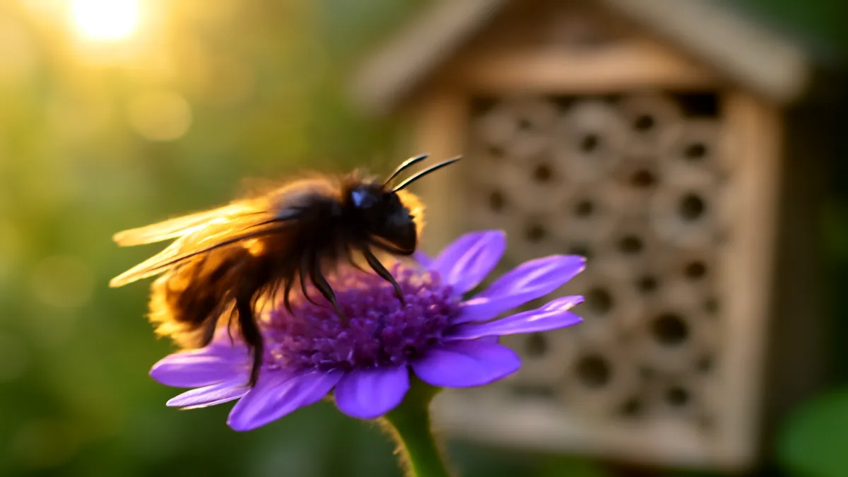 Bee hotel detail